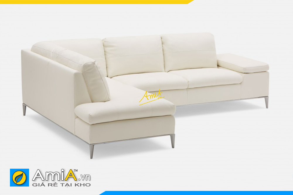 Ghế sofa da góc hiện đại cho phòng khác AmiA 20121