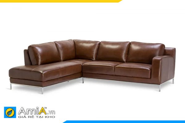 Ghế sofa da AmiA 20154 đẹp phòng khách