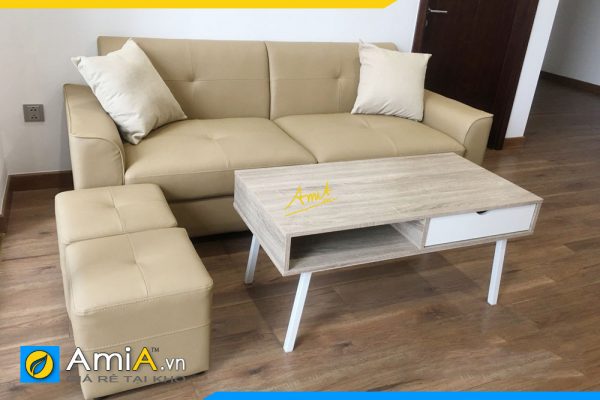 mau sofa vang mini cho phong khach chung cu amia pk202