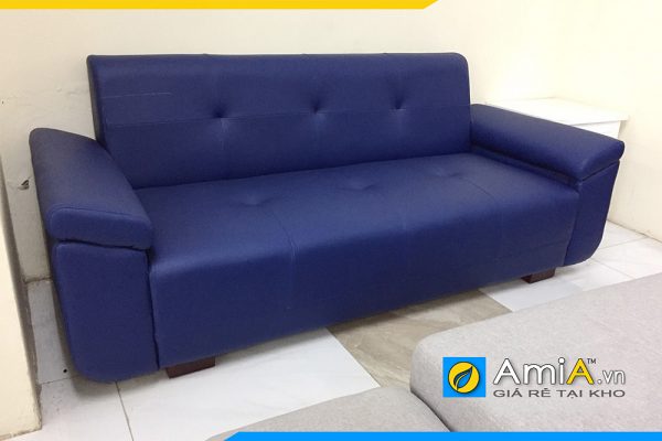 Ghế sofa da đẹp hiện đại phòng khách kích thước nhỏ gọn AmiA113