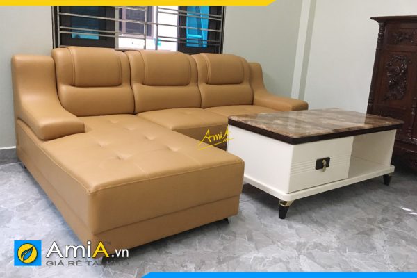 Ghế sofa da đẹp hiện đại AmiA350