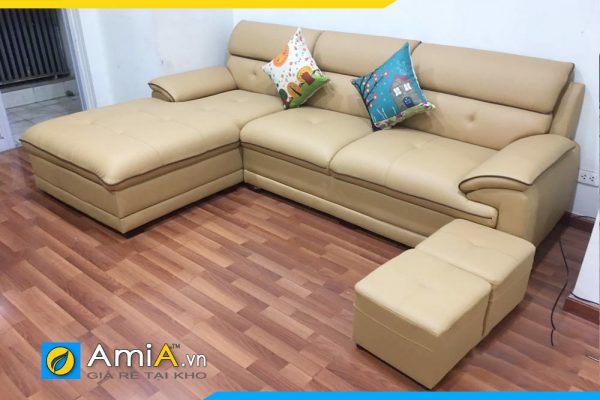 Ghế sofa da hiện đại phòng khách AmiA125