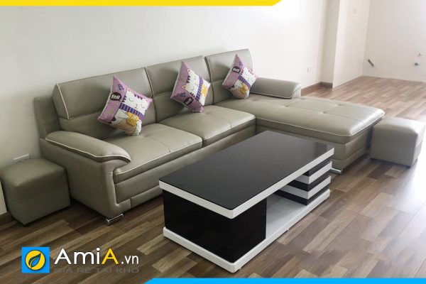 Ghế sofa da hiện đại phòng khách AmiA125