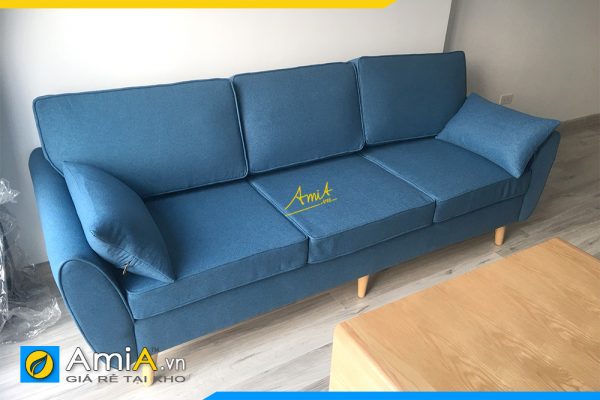sofa vai ni mau xanh gia re