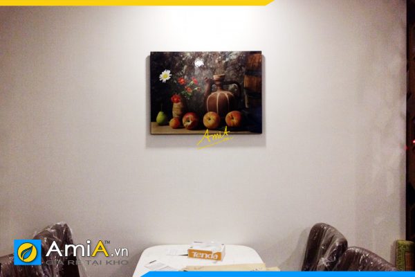 Hình ảnh Tranh bình và quả tân cổ điển treo tường phòng ăn nhà bếp AmiA 628