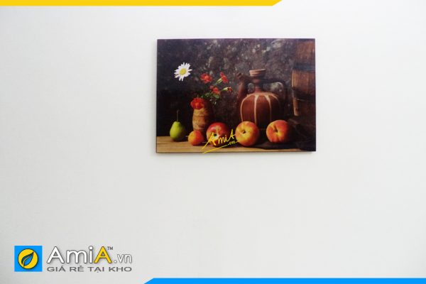 Hình ảnh Tranh bình và quả trang trí tường bàn ăn phòng ăn AmiA 628