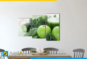 Hình ảnh Tranh treo phòng ăn chủ đề hoa quả trái cây đẹp hiện đại AmiA 145