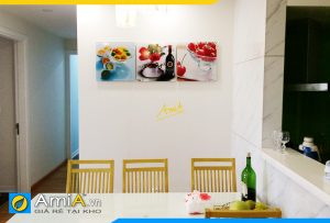 Hình ảnh Tranh treo tường bàn ăn phòng ăn chủ đề rượu vang AmiA RV108