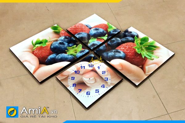 Hình ảnh Tranh treo tường phòng ăn nhà bếp chủ đề trái cây AmiA 616