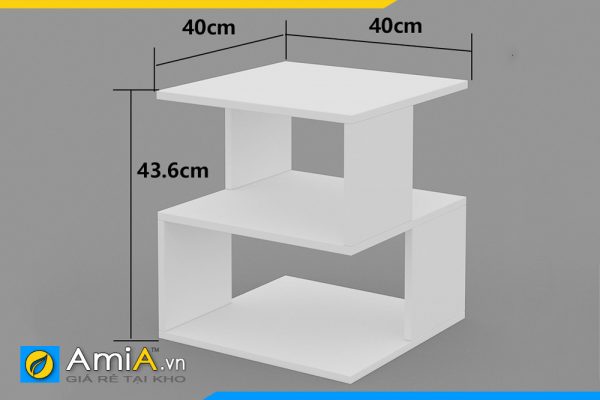 Hình ảnh Chi tiết kích thước mẫu táp đầu giường kiểu dáng độc đáo AmiA TAP142