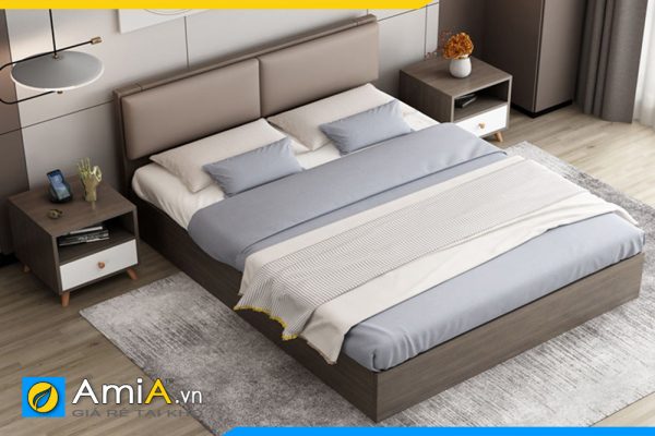 Hình ảnh Combo giường ngủ tủ táp gỗ công nghiệp đẹp đơn giản AmiA GN220