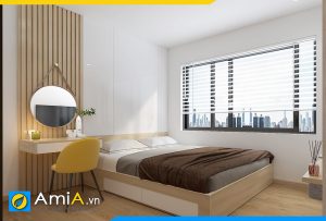 Hình ảnh Combo nội thất phòng ngủ 3 món gỗ công nghiệp AmiA GN211