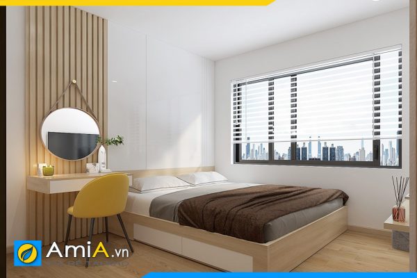 Hình ảnh Combo nội thất phòng ngủ 3 món gỗ công nghiệp AmiA GN211