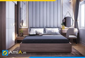 Hình ảnh Combo nội thất phòng ngủ gỗ công nghiệp MDF 4 món AmiA GN193