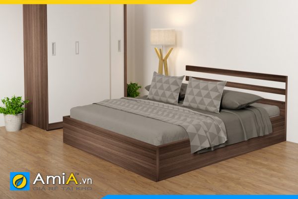 Hình ảnh Giường ngủ gỗ công nghiệp đẹp gọn gàng AmiA GN151