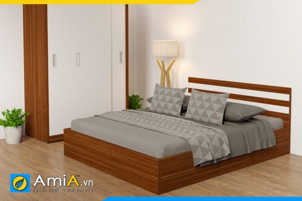 Hình ảnh Giường ngủ gỗ công nghiệp đẹp gọn gàng AmiA GN151
