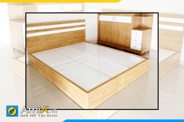 Hình ảnh Giường ngủ gỗ công nghiệp MDF đẹp hiện đại cho phòng ngủ AmiA GN142