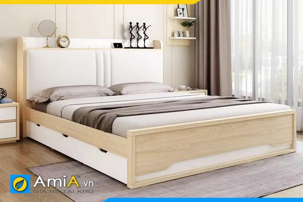 Hình ảnh Giường ngủ gỗ công nghiệp MDF đẹp hiện đại giá tốt AmiA GN192