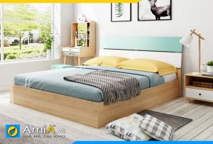 Hình ảnh Giường ngủ gỗ MDF cách điệu phong cách mới AmiA GN199