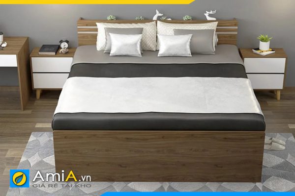 Hình ảnh Giường ngủ gỗ MDF hiện đại chắc chắn AmiA GN223