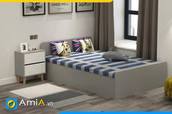 Hình ảnh Giường ngủ gỗ MDF hiện đại giá tốt tại Hà Nội AmiA GN224