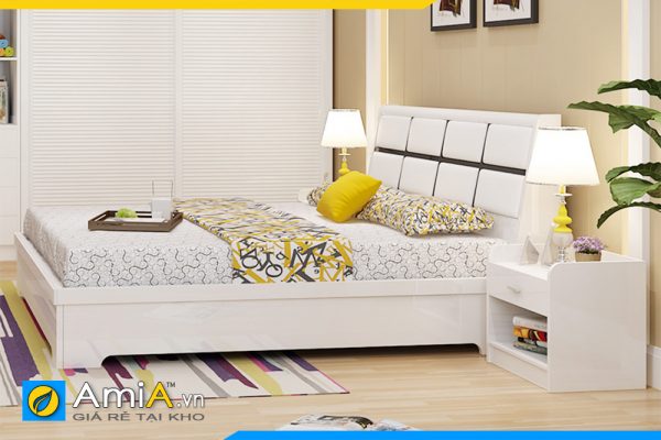 Hình ảnh Giường ngủ gỗ MDF hiện đại thiết kế sang trọng AmiA GN191
