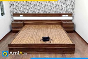 Hình ảnh Giường ngủ tủ táp đầu giường gỗ công nghiệp hiện đại AmiA GN203