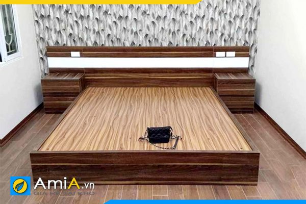 Hình ảnh Giường ngủ tủ táp đầu giường gỗ công nghiệp hiện đại AmiA GN203