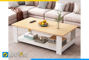 Hình ảnh Mẫu bàn trà gỗ công nghiệp thiết kế đơn giản mà đẹp AmiA BAN 108