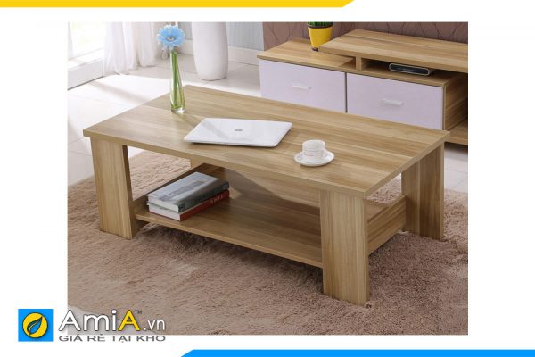 Hình ảnh Mẫu bàn trà gỗ MDF hiện đại kiểu dáng mới AmiA BAN 108