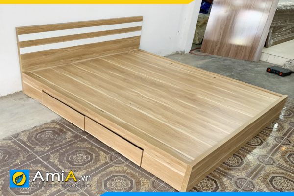 Hình ảnh Mẫu giường gỗ công nghiệp đẹp hiện đại và tiện lợi AmiA GN142