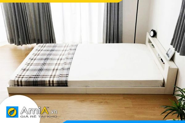 Hình ảnh Mẫu giường ngủ bệt phong cách Nhật Bản đẹp AmiA GN159