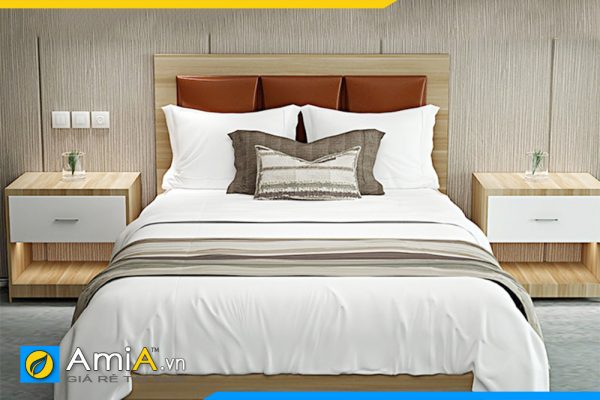 Hình ảnh Mẫu giường ngủ đẹp hiện đại cho phòng ngủ sang trọng AmiA GN225
