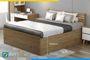 Hình ảnh Mẫu giường ngủ gỗ công nghiệp hiện đại giá rẻ AmiA GN223