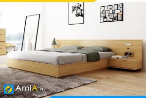 Hình ảnh Mẫu giường ngủ gỗ công nghiệp MDF full tràn táp AmiA GN124