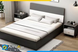 Hình ảnh Mẫu giường ngủ hiện đại phong cách đơn giản gỗ CN AmiA GN219