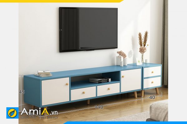Hình ảnh Mẫu tủ kệ tivi hiện đại cho phòng khách gỗ MDF AmiA TUTV 113
