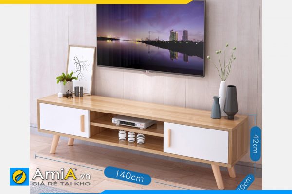 Hình ảnh Mẫu tủ tivi đẹp chân đế cao hiện đại AmiA TUTV 114