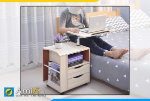 Hình ảnh Táp đầu giường gỗ CN MDF đẹp hiện đại kiểu mới AmiA TAP176