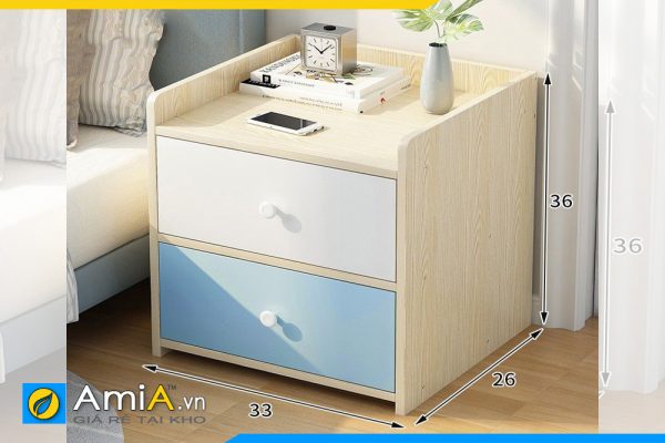 Hình ảnh Táp đầu giường gỗ công nghiệp đẹp hiện đại cho phòng ngủ AmiA TAP110
