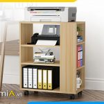 Kệ sách gỗ công nghiệp MDF phủ Melamine hiện đại AmiA KS186