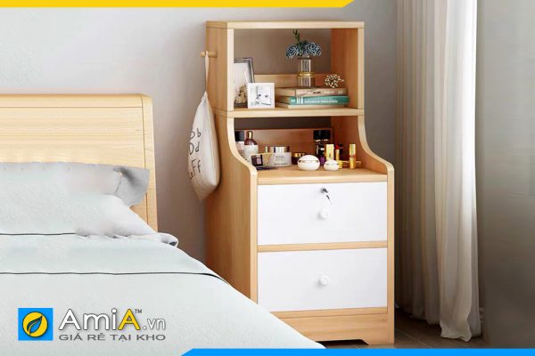 Hình ảnh Tủ táp đầu giường ngủ gỗ CN MDF kiểu dáng mới AmiA TAP153