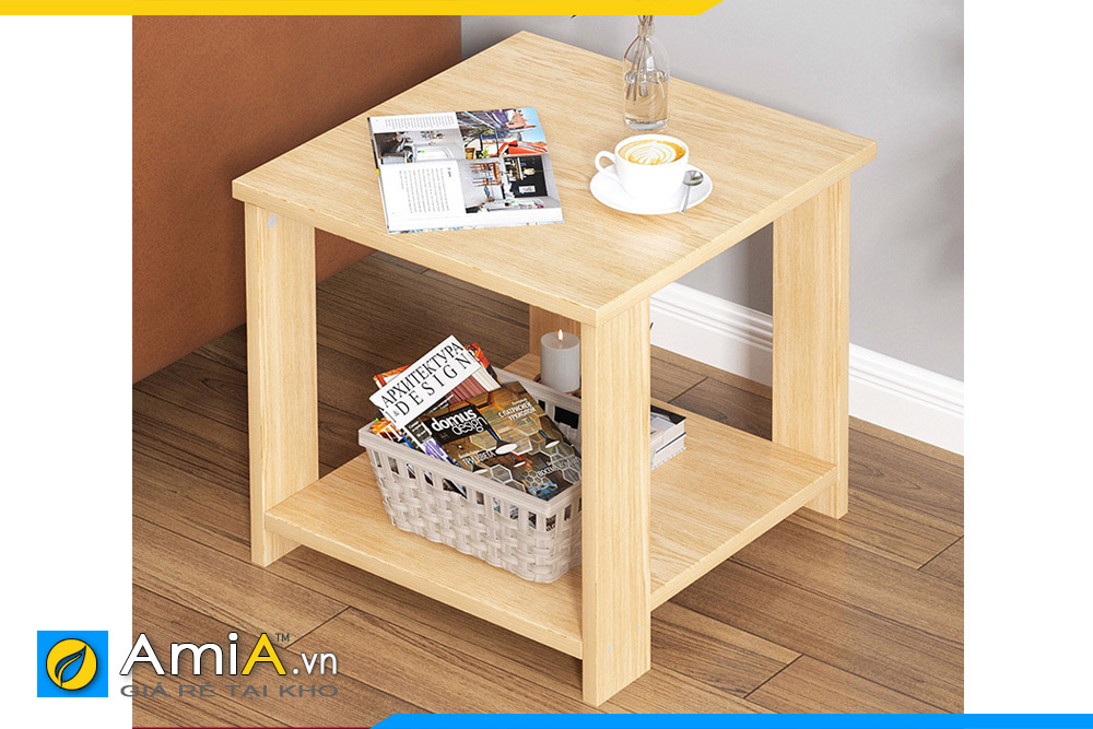 Hình ảnh Bàn trà gỗ đơn giản cho phòng khách tối giản AmiA BAN 105A
