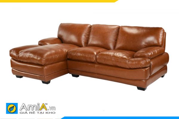 Ghế sofa góc chữ L chất liệu da cao cấp AmiA 1992133