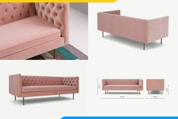 các chi tiết nhỏ trong mẫu sofa văng phòng khách amia pk0053