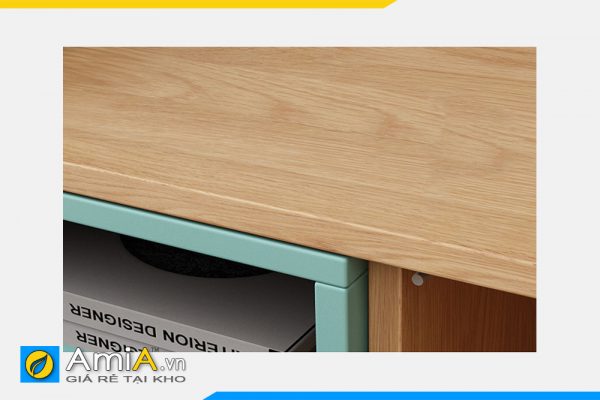 Hình ảnh Chi tiết mặt gỗ và góc cạnh cho mẫu kệ tivi đẹp AmiA TUTV 131