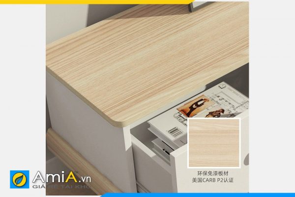 Hình ảnh Chi tiết phần ngăn kéo tủ mẫu kệ tivi phòng khách AmiA TUTV 142