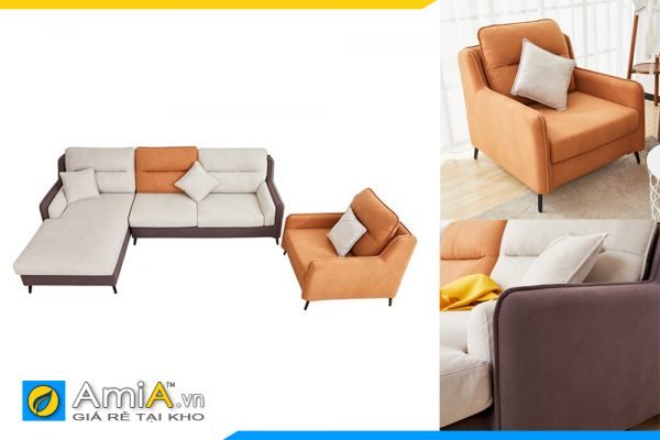 chi tiết từng góc chụp của bộ sofa chung cư hiện đại amia pk0008
