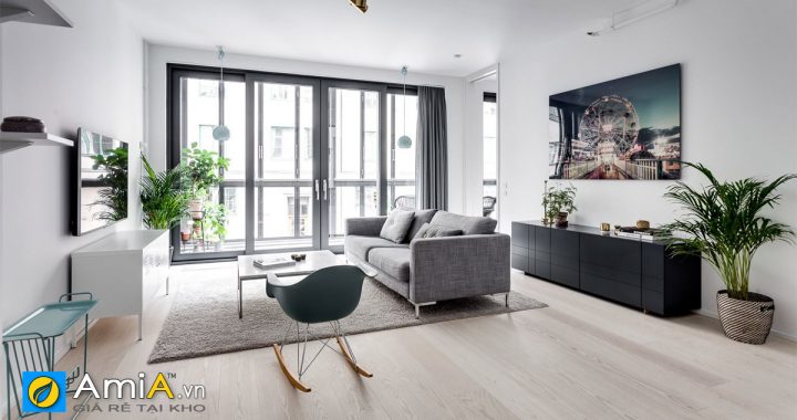 chọn sofa chung cư phong cách bắc âu tối giản hiện đại