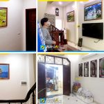 Hình ảnh Cùng AmiA thi công 5 bức tranh đẹp cho nhà phố Khương Trung